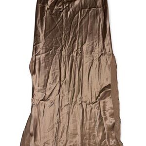 Banana Republic Shimmering beige silk Maxi Skirt